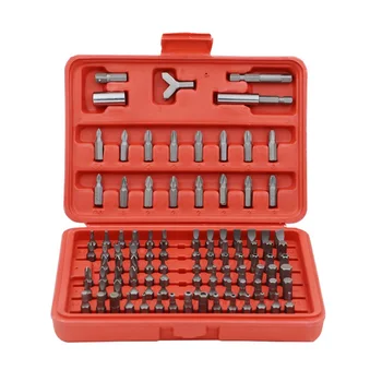 

Vlenrun 100pcs Screwdriver Set Portable Slotted Phillips Hex Torx Screwdriver Maintenance Home Appliance Tools Screwdriver Set