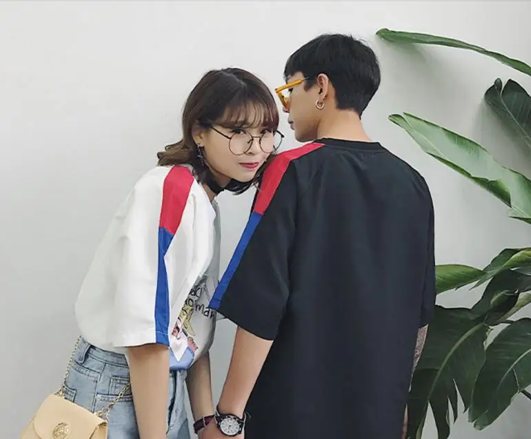 New Collection Spring Sports T-shirt For Couples Fashionable Harajuku Ulzzang Japanese Style T-shirt Summer Vintage Soft T-shirt9