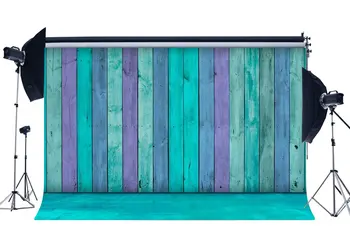 

Photography Backdrops Weathered Multicolor Paint Wood Wall Nostalgia Wooden Floor Portraits Photo Background
