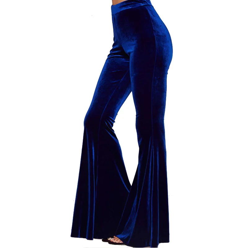 royal blue flare pants
