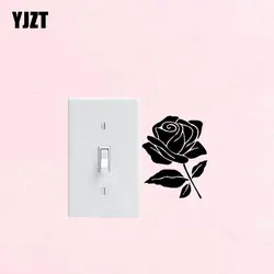 В память о любящей цветок розы мода Наклейки на стену переключатель декоративные виниловые наклейки 7ss0647
