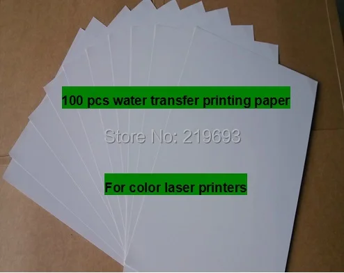 LR-cheaplaser-clear-100 четкая и яркая(100 листов/Лот) А4 прозрачная/прозрачная цветная водная печатная бумага