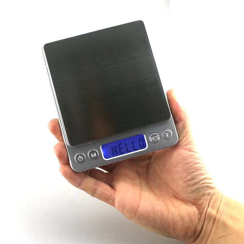 

Mini Digital Kitchen Scale 500g 0.01g Portable LCD Backlight Display Silver Scales Jewelry Kitchen Scale Weighting Balance Tool