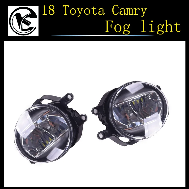 

QINYI Car Front Bumper Fog Lights with LED Bulbs For Toyota Camry Corolla Yaris RAV4 For Lexus LX 570 RX350 IS250