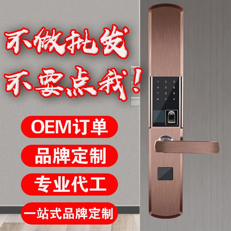

Fechadura Digital Fingerprint Lock Electronic Door Anti-theft Combination Slide Semi-automatic Custom Oem Manufacturer Support