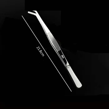 

200pcs 304 Stainless Steel Tea Clip Teacup Tweezers Unique Curved Head Anti-slip Design Chinese Tea Ceremony Accessory ZA6189