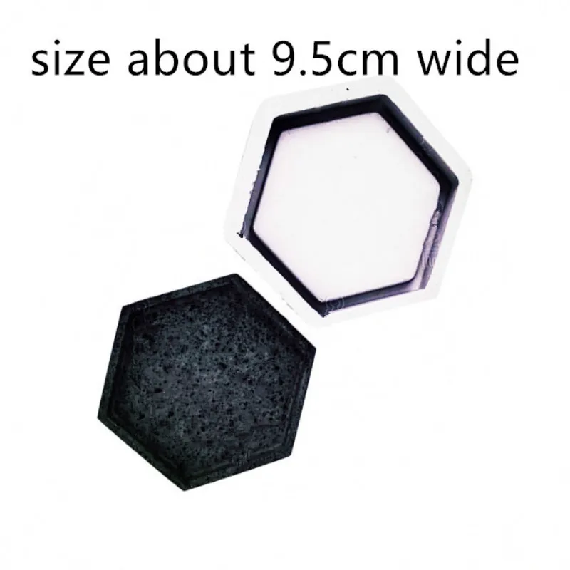 

Small flowerpot Tray Mould Concrete Cement Pot Holder Silicone mold