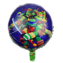 Lucky 50 шт./лот 45*45 см мультфильм мутант ниндзя черепаха фольга гелиевые шары День рождения украшения Детские игрушки поставки