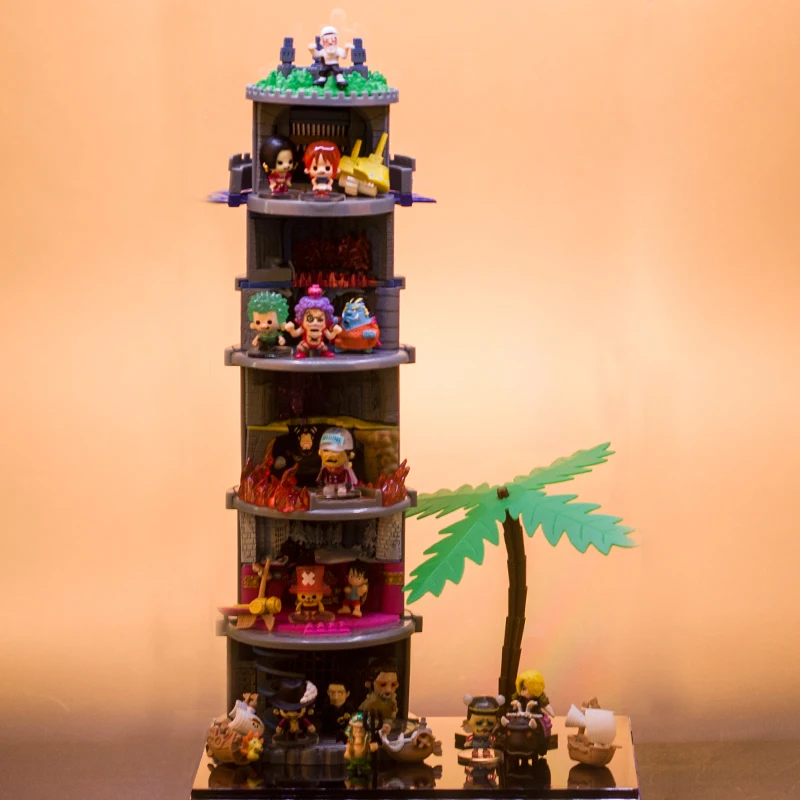 One Piece Impel Down Sence 6 Level Cute Luffy Magellan Emporio Ivankov 30cm Castle Action Figure Doll Toys Acrylic Diplay Box Toys R Us Helicopter Toy Box Gametoy Finger Aliexpress