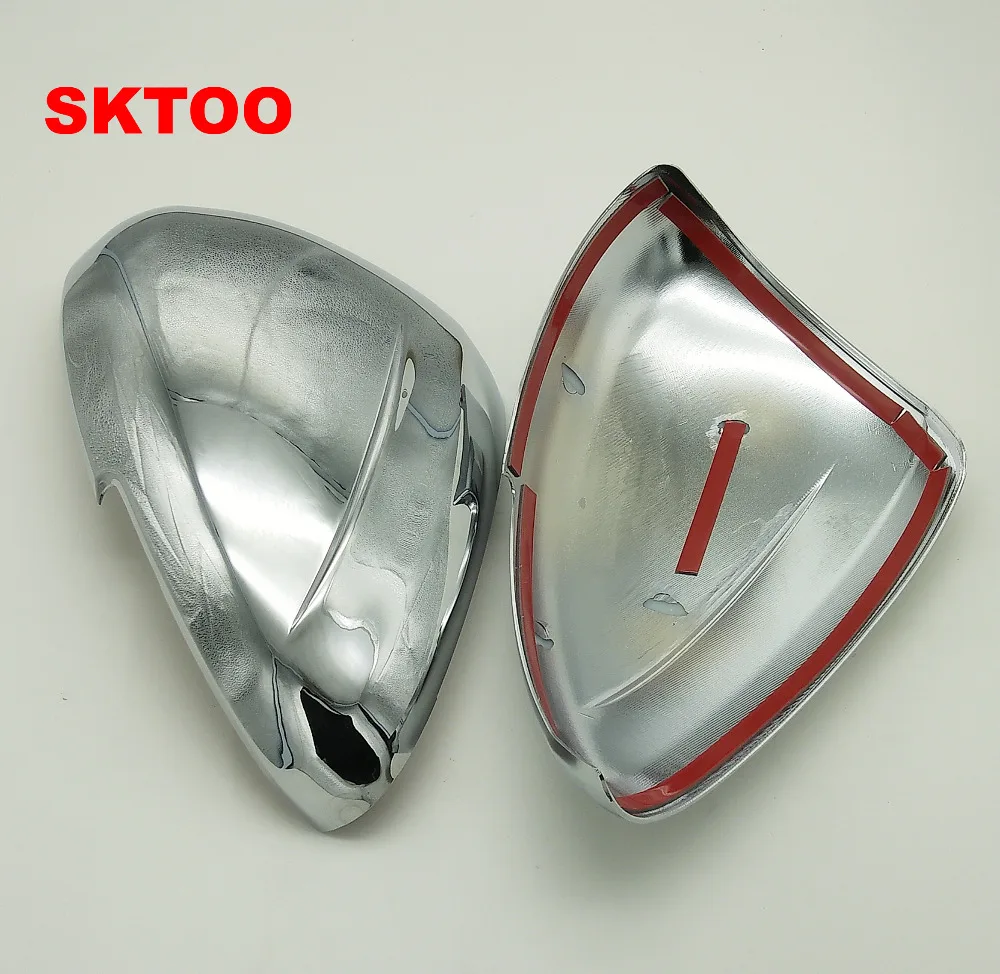 

SKTOO Car Stying Fit For Peugeot 301 308 408 508 2008 3008 308S Door Side Wing Mirror Chrome Cover Rear View Cap Accessories