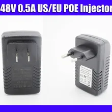 48 В 0.5A POE инжектор США/ЕС штекер питания более инжектор Ethernet POE коммутатор Ethernet адаптер для CCTV IP камеры