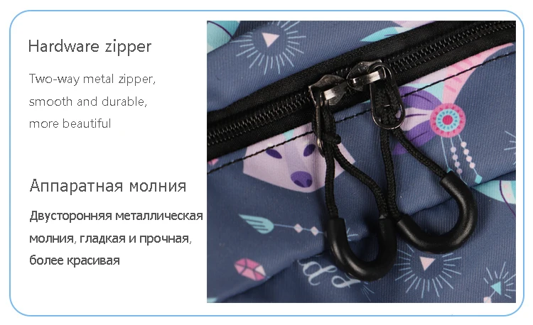 WINNER Letter Printing Bagpack Cute Fox Student School Backpack Water Repellent For Teenagers Sac A Dos Femme Travel Backpack (11)