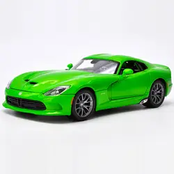 1: 18 сплав игрушка с инерционным механизмом транспортных средств DODGE SRT Viper GTS модель гоночной машины детских игрушек автомобили