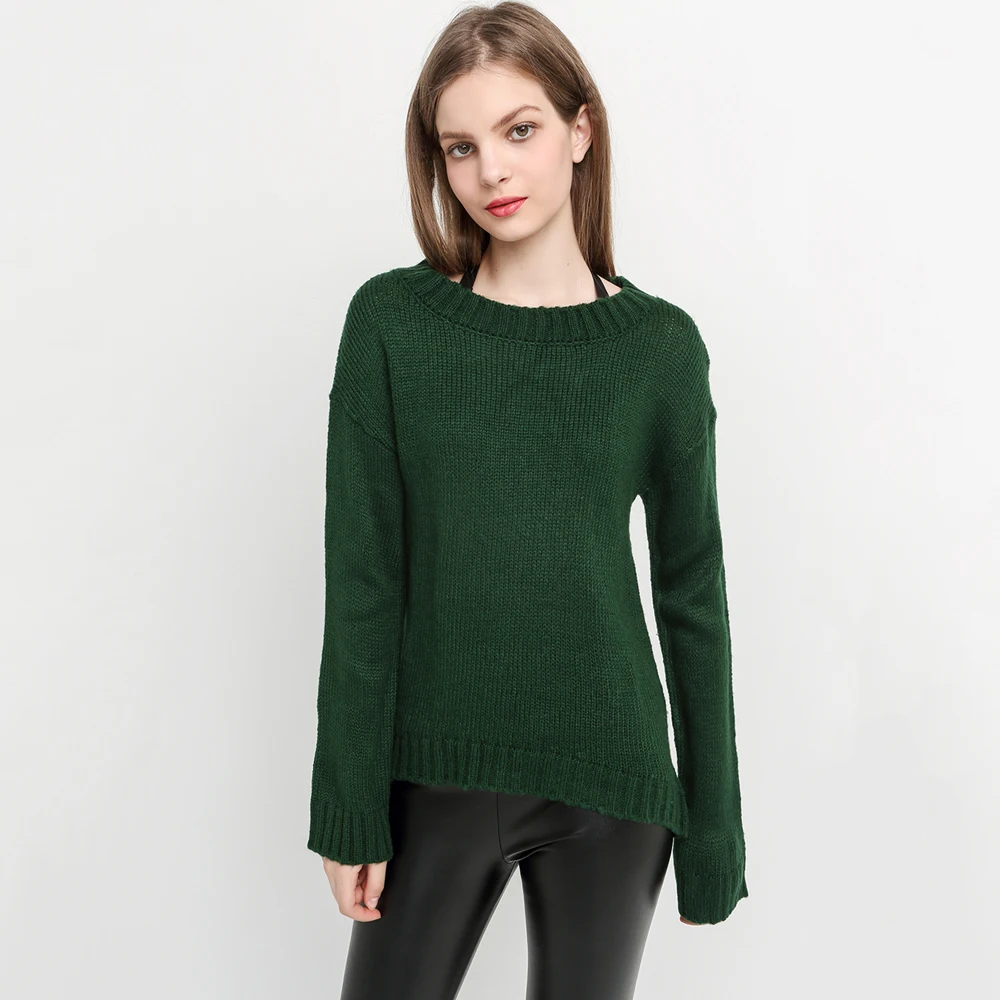 Green sweater lady Clearance