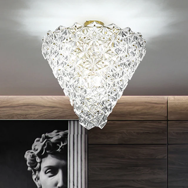 $US $888.00 Modern Ceiling Lights Fixture LED Lights European Glass Snowflower Ceiling Lamps Home Indoor Lighting Living Dining Room Lamp