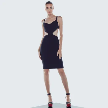 

2019 Dress Sexy Celebrity Backless Elegant Hollow Out Women Halter Pink Night Club Body con Sleeveless Party Dresses Wholesale