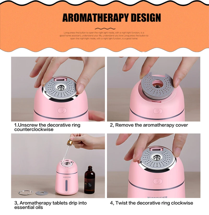 car ultrasonic air humidifier usb