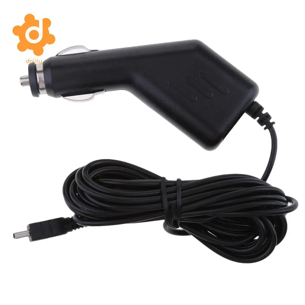 dolity USB Car Charger 5V 1.5A Cable 12-24V Mini USB GPS DVR Charging Car Van Truck