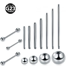1 шт титановые кольца для пирсинга штанги, промышленные пирсинг для соска, кольца, титановые серьги для пирсинга, ювелирные изделия для тела