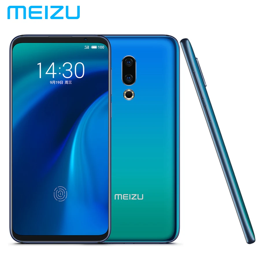 MEIZU 16th LTE 4 г мобильный телефон 8 Гб оперативная память 128 Встроенная Snapdragon845 OctaCore 6,0 "1080x2160 p полный экран 12MP + 20MP Android 8