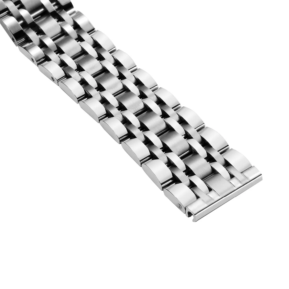 BINLUN Luxury Watch Strap Stainless Steel Watch Band 16mm 18mm 20mm 22mm 24mm Waterproof Sports Strap 3