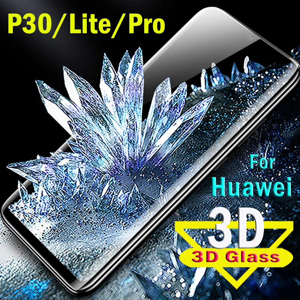 3D изогнутая для huawei p30 Защитная пленка экрана из закаленного стекла huwei p 30 lite pro light