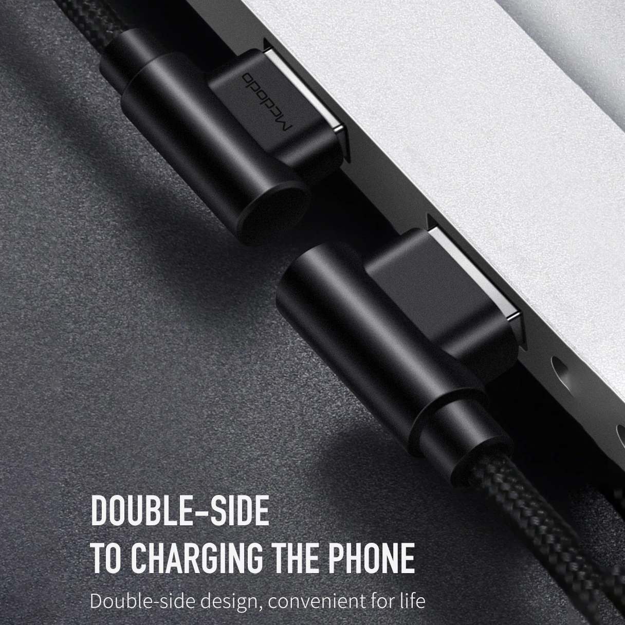 90 grados usb Cable para iphone Mcdodo rápido de sincronización de datos de carga LED para iphone 7 6X8 5 6 s Plus iphone cargador de cable adaptador de cable