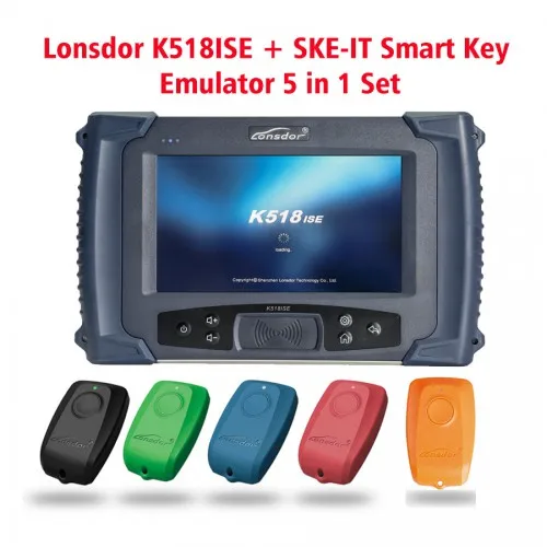 US $1.599.00 Lonsdor K518ISE Key Programmer Plus SKEIT Smart Key Emulator 5 In 1 Set Full Package Update Online Original