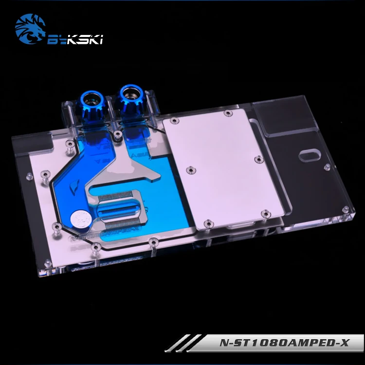 Bykski Full Cover Graphics Card Block use for ZOTAC GTX1080/1070TI/1070 AMP Edition 8GB GDDR5(ZT-P10800B-10P) RGB Radiator Block