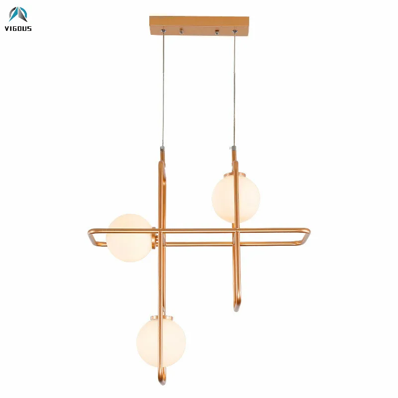 

Nordic 3 Light Paint Gold Metal G4 Led Chandelier Led Hang Chandelier Lighting Glass Shades Led Chandelier Lighting Fixtures