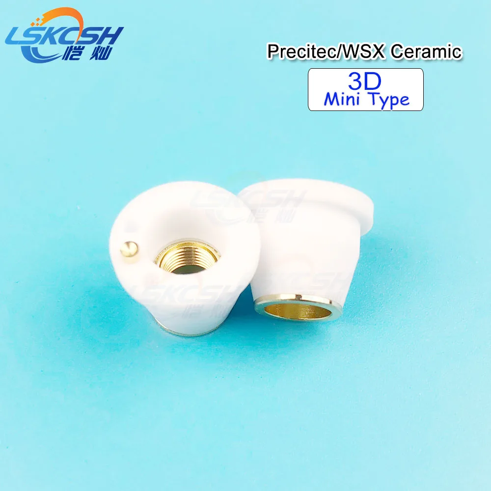 

LSKCSH 10pcs/lot WSX/Precitec Fiber laser ceramic ring/nozzle Holder WTC-02 Mini cutting head high quality wholesale agents