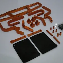 Заднее крыло из сплава оранжевого цвета 7B004-7R для baja 5 T