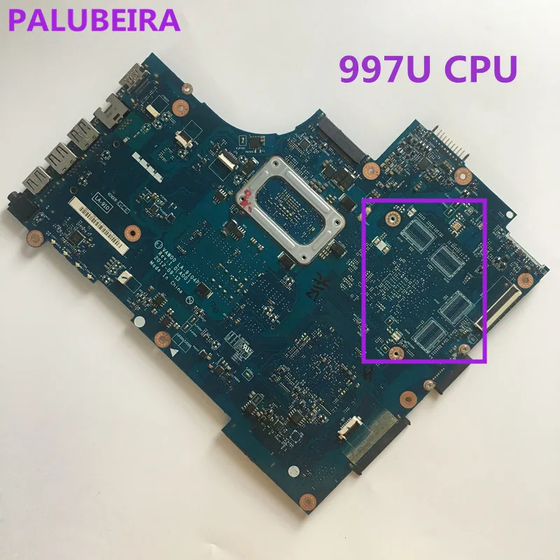 

PALUBEIRA LA-9104P FOR DELL INSPIRON 3521 5521 laptop motherboard CN-0YN8TC 0YN8TC YN8TC mainboard NOTEBOOK WITH 997U CPU