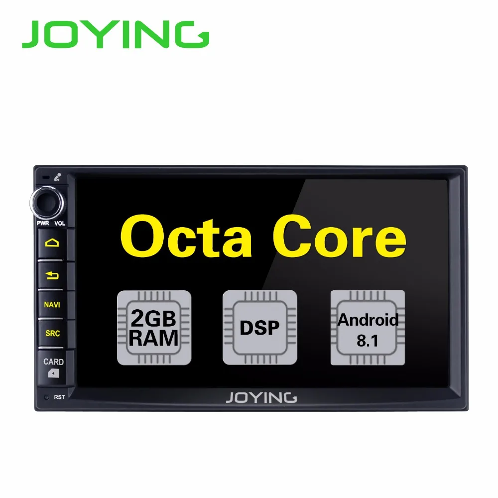 

Joying Capacitive Touch Screen Universal Radio 2G RAM 16G ROM Double Din 7" TDA 7851 In Dash Android 8.1 Car Stereo GPS DSP Wifi