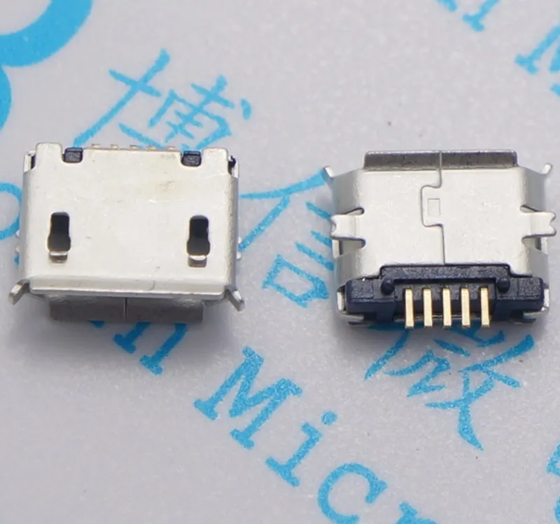 50 шт./USB Mike SMD длинная игла Micro USB разъем 5 Pin | Обустройство дома