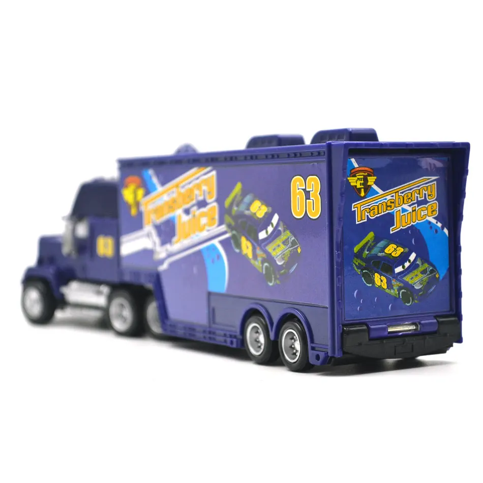 11 стилей disney Pixar тачки 3 Frank Tiny Lugsworth Mack Truck McQueen металлический литой игрушечный автомобиль свободные брендовые игрушки для детей