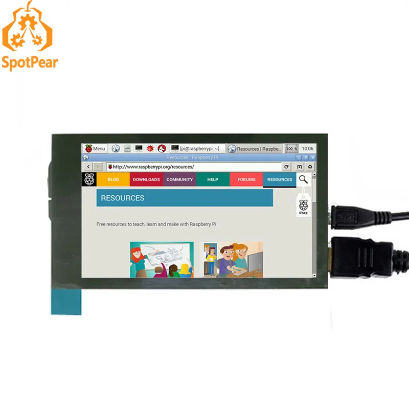 

Raspberry Pi 4B 3B+ zero W LCD 3.5inch HDMI LCD 800*480 capacitive touch