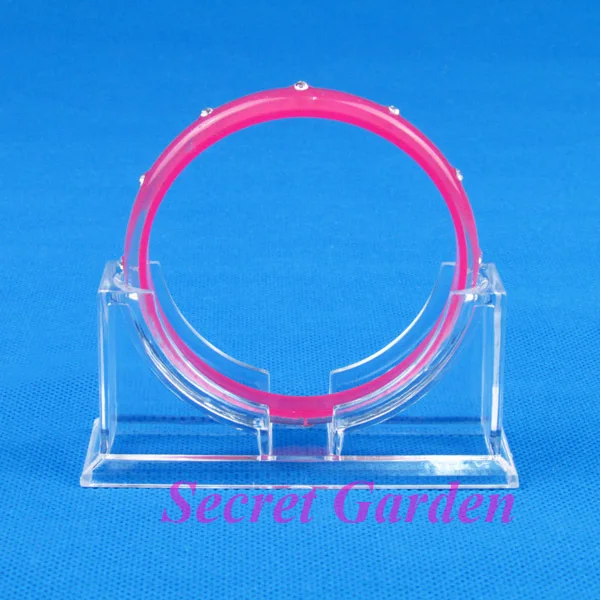 TONVIC 20 Clear View Plastic Bangle Bracelet Display Stand Holder
