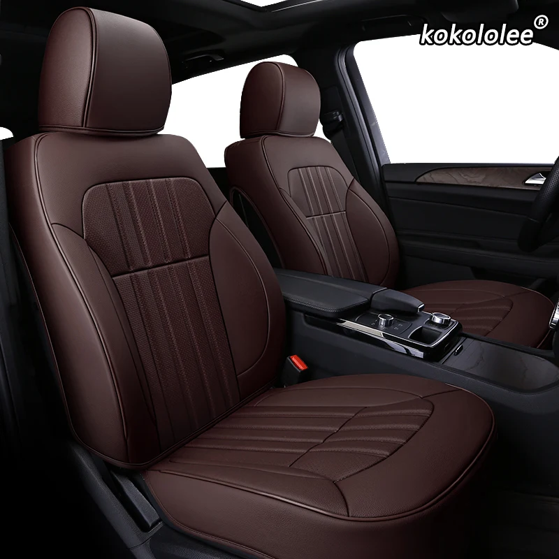 Кожаные чехлы на сиденья автомобиля kokololee под заказ для Mercedes-Benz Viano GLK GLA GL CLA CLS CLK SLK