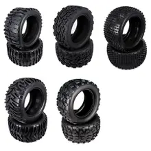 Natural Rubber Tire Tyre For Rc Car 1 10 Monster Truck Big Foot Truggy HSP Himoto