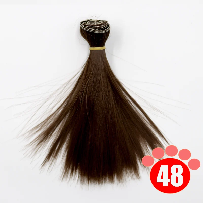 Msiredoll bjd wig 15*100CM or 20*100CM or 25*100CM doll hair for 1/3 1/4 1/6  straight hair doll hair bjd wig diy Free shipping 9