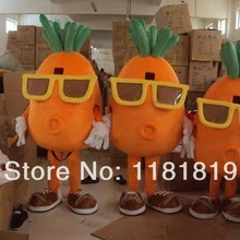 Маскот 3 моркови Пасхальный костюм талисмана Модный на заказ костюм аниме косплей наборы маскот тема маскарадный костюм карнавальный костюм