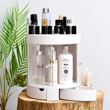 Домашний рабочий стол большая емкость косметический стеллаж пластиковый туалетный столик коробка для хранения Столешница уход за кожей продукт коллекция стеллаж