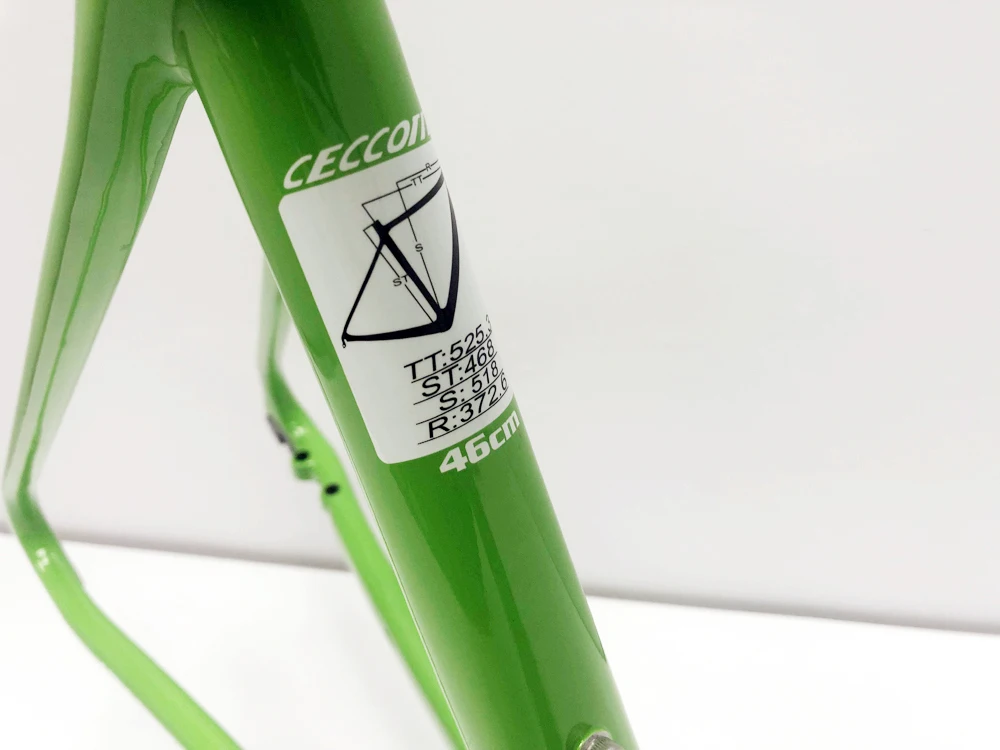 Excellent Blue carbon bicycle frame Ceccotti disc brake carbon racing bicycle frame 3