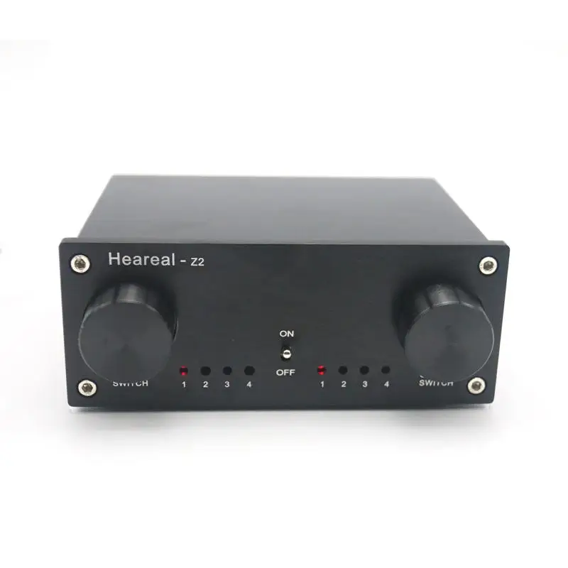 Heareal Lossless Audio Switcher 4 inputs to 4 output HiFi Audio Signal Splitter