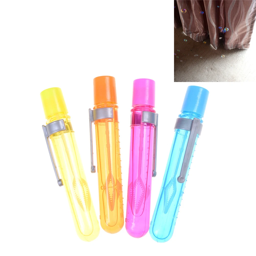 

High Quality Empty Plastic Bubble Soap Bottle Tube Party Wedding Decor Kids Ideal Toys Gift Funny Game Playing Prop Gadget
