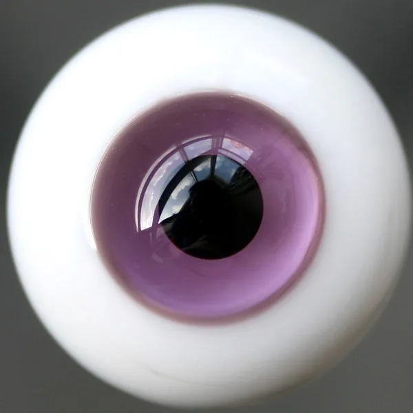 Purple /& Red Iris with Stripes 12mm Glass Eyes for Joint 1//6 BJD Dollfie