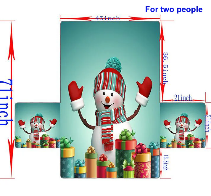 3D Рождественский Набор чехлов для дивана Cubiertas Para Чехлы для дивана защитные аксессуары для домашнего декора