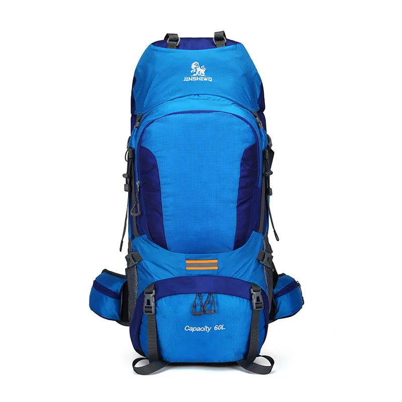 

60L Outdoor mountaineering hiking bag waterproof Tear resistance Nylon backpack sport bag Multi-function camping vocation