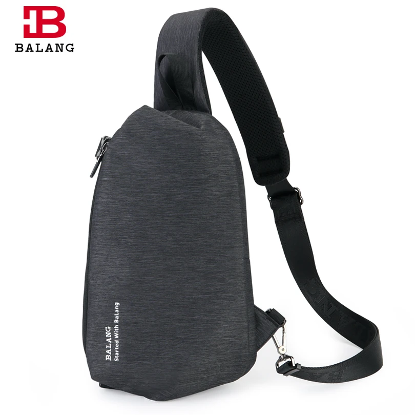 

BALANG Brand New Crossbody Bag Unisex Chest Pack for 7.9 Inch Ipad Casual Shoulder Bags Waterproof Light-weight Shoulder Bags